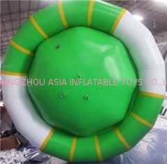 Durable 0.9mm PVC tarpaulin inflatable UFO, inflatables saturn with handles rockers