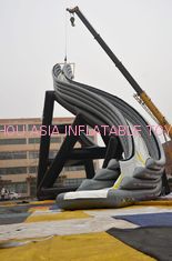 Durability Flame Retardant Inflatable Outdoor Water Slides With Ce Blower